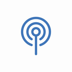 signal antenna connection icon sign vector