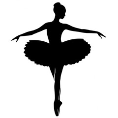 Silhouette of Ballerina © Совгіра Марина