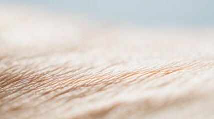 Close-up of translucent aging skin with rejuvenating light beams, soft-focus tools in background - modern dermatology innovation