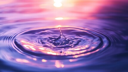 Background shows dreamy glow, vapor ripple flicker