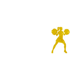 Cheerleaders silhouette