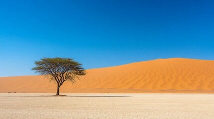 Fototapeta premium Solitude of the Desert Landscape