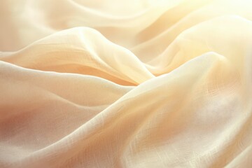 Obraz premium Soft, flowing fabric with delicate light catches.