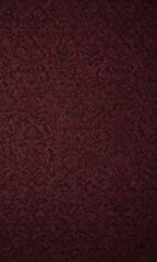 Intricate black damask on deep burgundy, seamless pattern , shadow, seamless