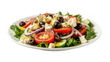 Fresh Greek Salad. Healthy Food. Healthy Lifestyle