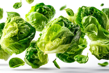 Fresh Green Lettuce Leafy Goodness Vibrant Healthy Food