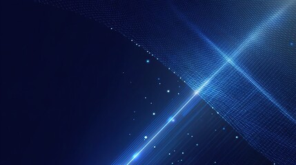 Obraz premium Dark Navy Blue Background with Subtle Tech Grid Design Elements