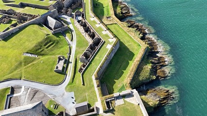 survol de la baie de Kinsale en Irlande près de Cork