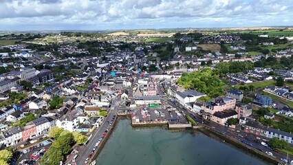 survol de la baie de Kinsale en Irlande près de Cork