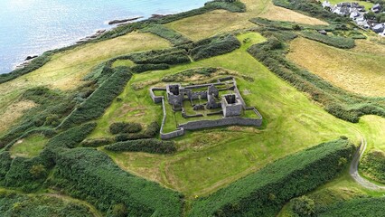 survol de la baie de Kinsale en Irlande près de Cork