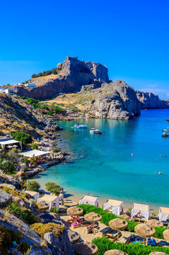 Paralia Agios Pavlos - Paradise Bay at Lindos - travel destination in Rhodes, Greece