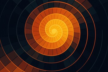 An abstract pattern that mimics the movement of time