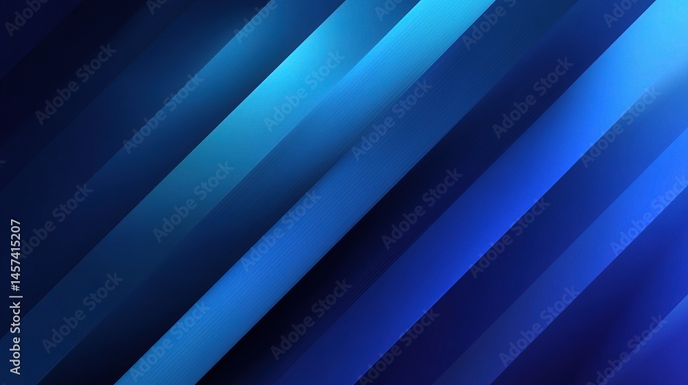 Poster sleek gradient background with diagonal blue lines for design use