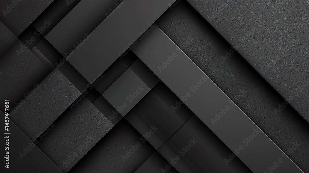 Poster dark minimalist background with overlapping diagonal lines and shapes