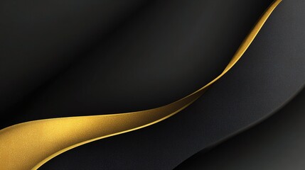 Elegant Black Gold Gradient Abstract Background for Versatile Use