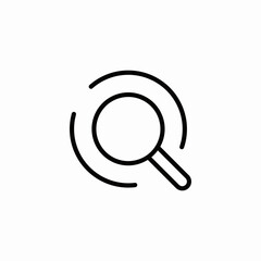 magnifier ellipsis icon sign vector
