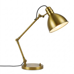 Table lamp, isolated on white background.