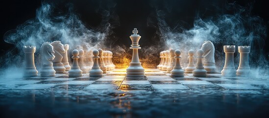 Chessboard King Smoke Strategy.