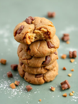 Delicious Flump Cookie Food Photography: Stock Photo For Backgrounds, Graphics, and Design Projects