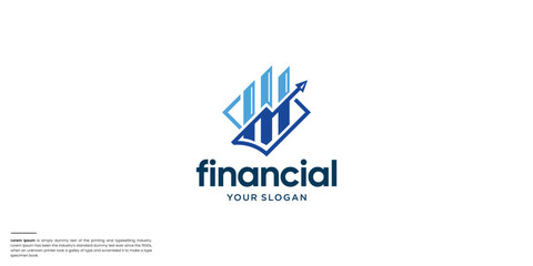 Business and finance logo vector inspiration.