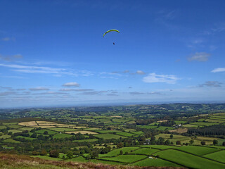 Fields of Dartmoor in Devon
