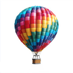Fototapeta premium hot air balloon isolated