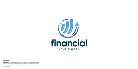 financial logos, arrow designs for companies, consulting, financial