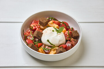 Fresh Burrata Salad with Heirloom Tomatoes