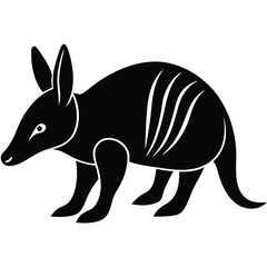 vector illustration of a cartoon kangaroo