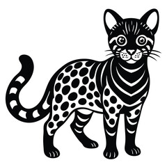 vector illustration of a cat