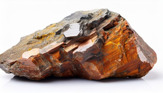pentlandite isolated on white