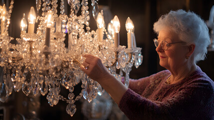 Kissing the Light: One Woman’s Chandelier Romance