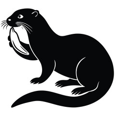 vector illustration of a seal