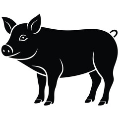 silhouette of a wolf