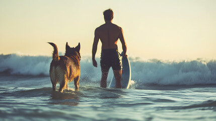 Surf, Sit, Stay: Inside the World of Dog Surfing Instructors