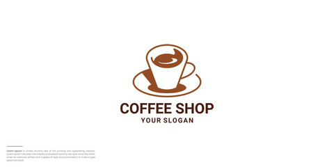 minimalist logo coffee shop design inspiration.