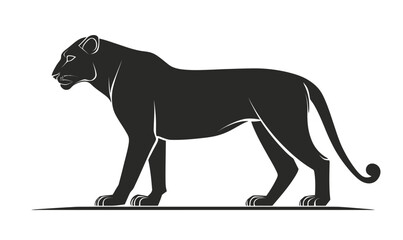 Design inspiration for the Lion King Heraldry logo comes from a silhouette