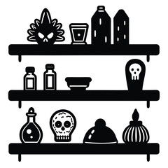 set of kitchen utensils