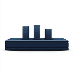 Volume vector icon, isolated on white background  -  