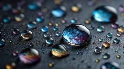 Water droplets collecting on a surface, each carrying the hidden risk of PFAS contamination, an insidious reminder of the unseen environmental threat