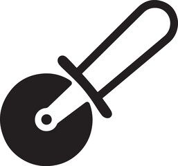 Vector Design Pizza Cutter Icon Style