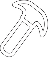 vector illustration of a hammer icon design