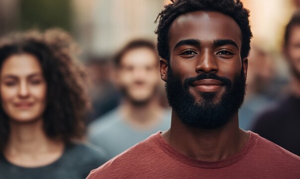 charity marathon event group running diverse people - Powered by Adobe