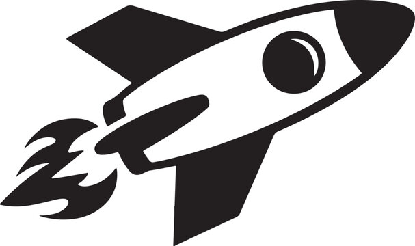 rocet icon vector