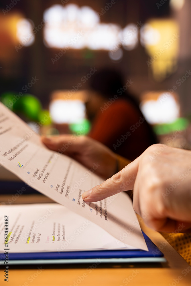 Aufkleber senior pupil in a study area surrounded by library books and paperwork, preparing for university cou