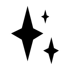 Star.Collection of sparkling stars icons.Shiny icons in different shapes.Set of original stars.Vector illustration.