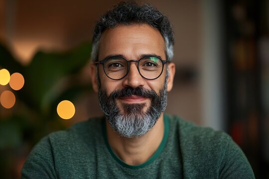 Entrepreneur waving during first client call