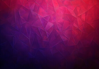 Naklejka premium A geometric background featuring dark magenta and purple triangles with subtle light flares and star-like speckles.
