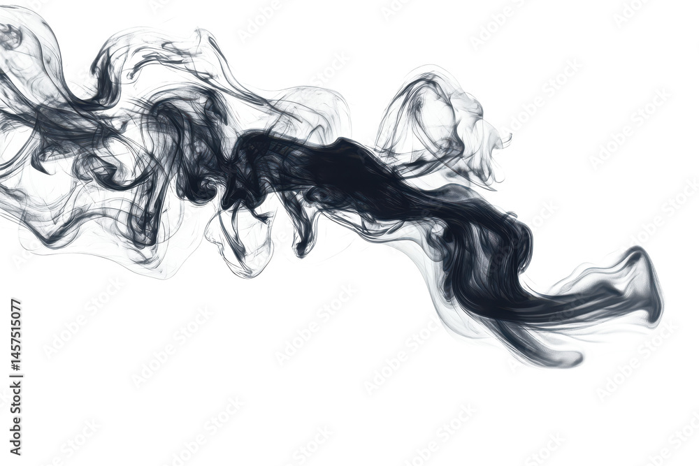 Poster a mosaic image showing a person seemingly floating or falling in a dark watery or smoky abstract sce