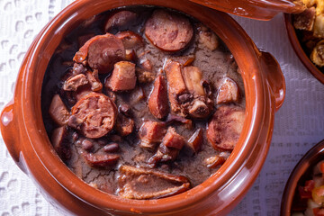 Feijoada, the Brazilian cuisine tradition and typical food